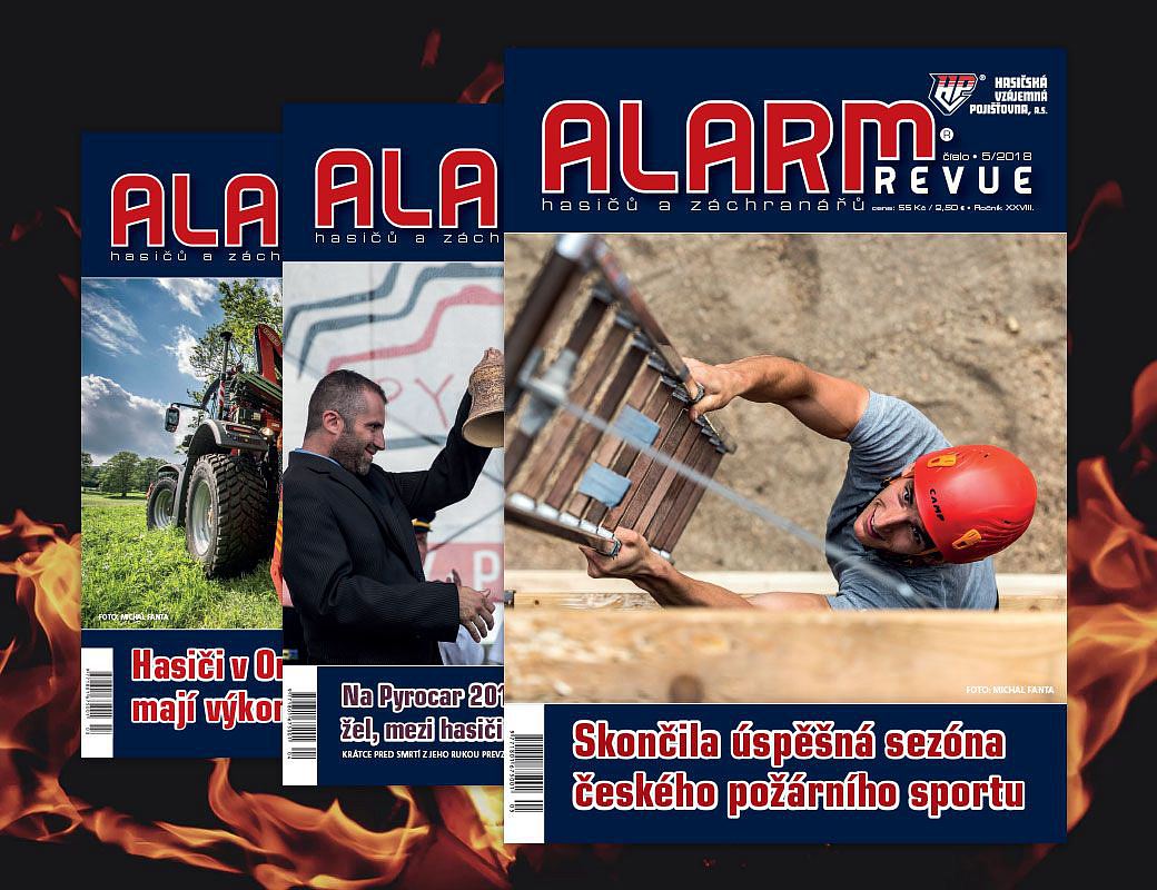 SDH Čebín v hasičském časopisu Alarm Revue