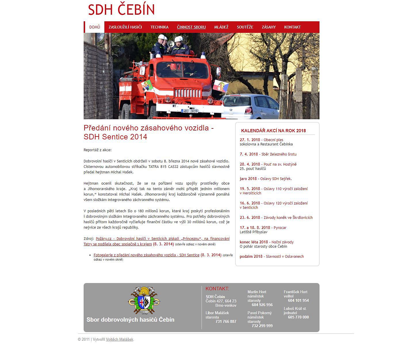 Nové webové stránky